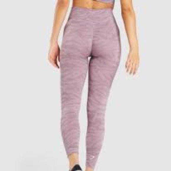 Gymshark - Adapt Animal Seamless Leggings - Purple - Small - Picture 2 of 6
